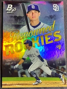 LUIS URIAS, PADRES, 2019 BOWMAN PLATINUM RENOWNED ROOKIES, REFRACTOR, RR-9 - Picture 1 of 2