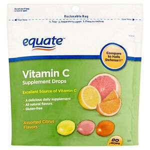 Equate Vitamin C Supplement Drops, 80 count..+
