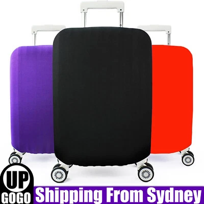 Elastic Luggage Cover Stretch Fabric Suitcase Protector Baggage Dust 20-32 Inch - image 1 of 4