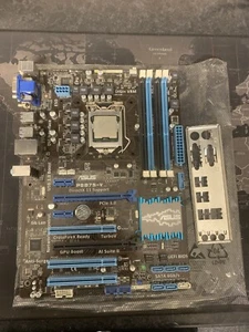 ASUS P8B75-V Motherboard Intel B75 Socket LGA 1155 ATX USB3.0 DDR3, I3-2120 - Picture 1 of 3