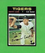 1971 Topps #599 Norm Cash Detroit Tigers well Centered NM/MT