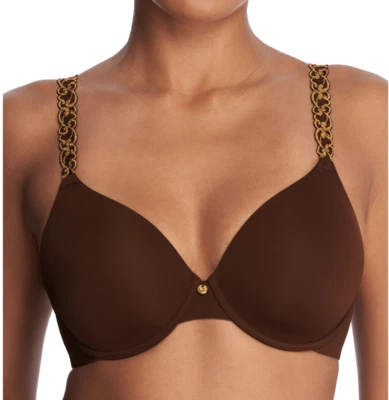 Sujetador Camiseta Ajuste Completo Natori 32G Pure Luxe Nuevo con Etiquetas 732080 Cacao/Bronce Foto 1 de 4