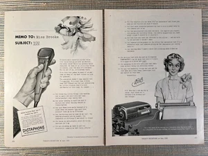 Dictaphone Time-Master Dictation Secretary Week 2 Page 1952 Vintage Print Ad - Picture 1 of 1