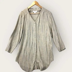 Top tunica jacquard vintage The Limited Cottagecore donna M boho chic costa minimal - Foto 1 di 22
