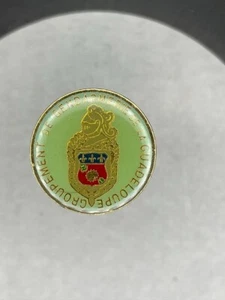 Prendedor solapa sombrero policía francesa Groupement De Gendarmerie De La Guadalupe - Imagen 1 de 2