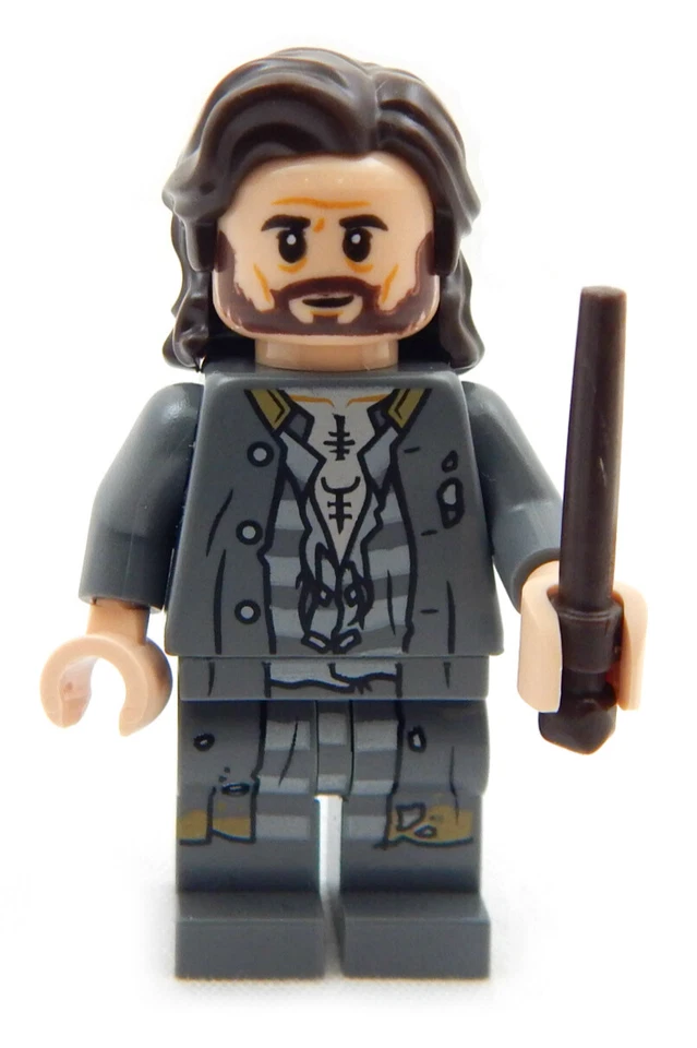 NUEVA MINIFIGURA LEGO SIRIUS NEGRA Harry Potter figura minifigura 75945 varita azkaban Foto 1 de 1