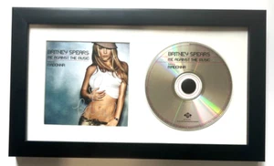 Britney Spears REAL hand SIGNED Me Against World Framed CD Display JSA LOA RARE - Picture 1 of 3