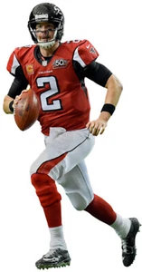 MATT RYAN The Atlanta Falcons QB - Scrambling Pose - Window Cling Sticker Decal - Picture 1 of 1