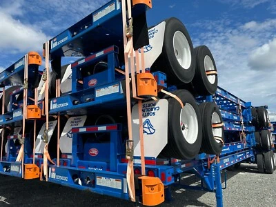 Groups of 5 40' Dorsey Container Chassis Thaco - For Export Only - Image 1 of 4