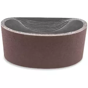 4 X 132 Inch Aluminum Oxide Wood & Non-Ferrous Sanding Belts, 3 Pack - Picture 1 of 10