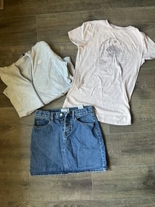 Girls Lot Clothing Denim Skirt - Size Large/XL - Picture 1 of 7