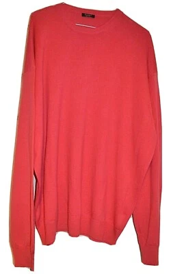 MARBAS ~Made in Italy~ SMART ELEGANT DESIGNER RED CREW NECK JUMPER XL - Image 1 of 3