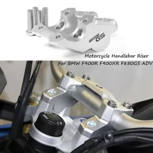 Motorcycle Handlebar Riser Clamp Extend Adapter For BMW F900R F900XR F850GS ADV - Picture 1 of 13