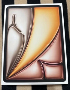 Apple iPad Air 13" inch (M2) 1 TB, Wi-Fi + 5G Unlocked Starlight MV763LL/A - Picture 1 of 8