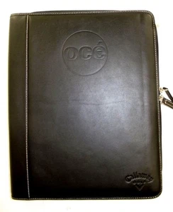 NEW Callaway Golf Leather Bi-Folio Black w/Logo Nw/oT - Picture 1 of 6