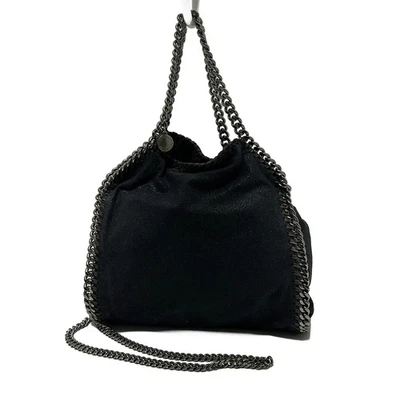 Auténticos accesorios de gamuza falsos plateados azul marino Falabella 371223 de Stellamccartney - Foto 1 de 4