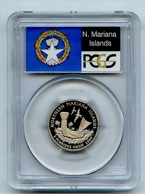 2009 S 25C Clad Northern Mariana Islands Quarter PCGS PR70DCAM - Image 1 of 2