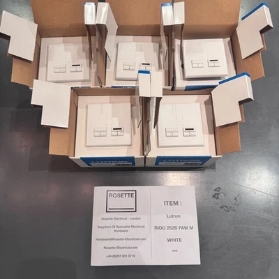 Lutron Rania - RIDU 252B - White - With 12 Month Warranty - Inc VAT* - Image 1 of 4