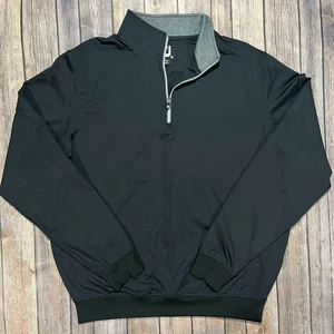 FootJoy Golf Quarter Zip Pullover Elasticizzato Performance Medium Uomo Nero Attivo - Foto 1 di 7