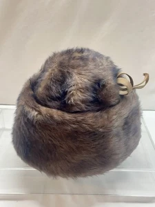 Vintage Woman Miss Dior Created By Christian Dior Fur Hat Made In Austria - Picture 1 of 12