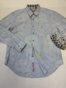 Robert Graham Mens Hidden Skull 800 LIMITED EDITION Long Sleeve Shirt RARE XL - Picture 1 of 18