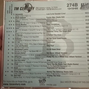 TM Century CD Hit Aerosmith Black Sabbath U2 R.E.M offspring love Rocket Goo Dol - Picture 1 of 3