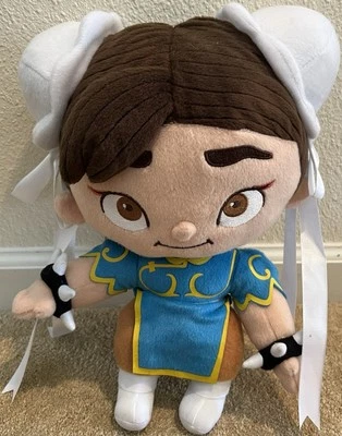 Street Fighter Chun Li Plush Toy Strike Capcom Gaming Heads 12" Toy - Image 1 of 4