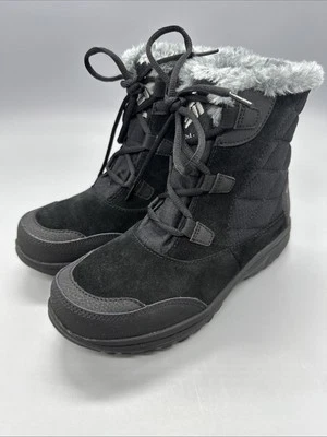 Bota corta Columbia Ice Maiden para mujer talla US 9 negra Foto 1 de 4