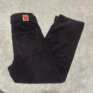EMPYRE Corduroy Pants Mens 28x28 Brown Straight Leg Casual Workwear Wide Wale - Picture 1 of 6