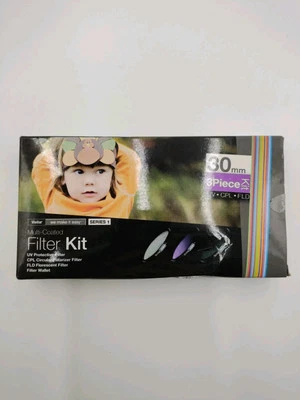 Vivitar multi coated filter kit 3 piece 30mm new - Image 1 of 2