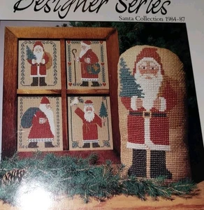 Folleto The Prairie Schooler Designer Series Santa Collection 1984-87 - Imagen 1 de 2