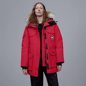 Brand New Canada Goose Expedition Arctic Program Parka Coat, Large, Red - Picture 1 of 4
