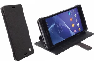 Krusell Folio Bag Smart Protective Wallet Case Cover for Sony Xperia Z3 - Picture 1 of 5