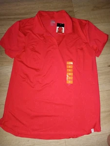 Zeroxposur Sun Polo Women's Size M Orange T-shirt - Picture 1 of 5