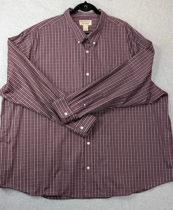 Duluth Trading Shirt Mens 4XL WrinkleFighter Plaid Button Down Long Sleeve - Picture 1 of 7