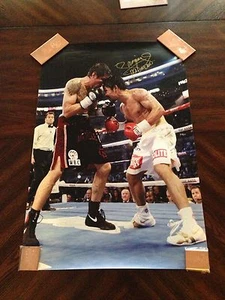 Manny "PACMAN" Pacquiao Boxing Signed 20x30 Photo PSA/DNA COA - Picture 1 of 2