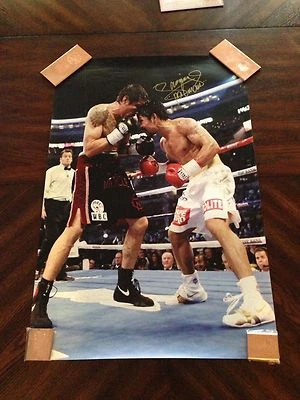 Manny "PACMAN" Pacquiao Boxing Signed 20x30 Photo PSA/DNA COA - Image 1 of 2