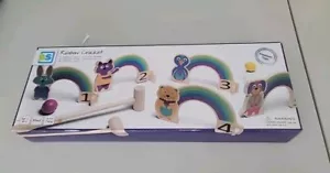 BS Toys - Childrens Wooden Rainbow Croquet Game (S) - Picture 1 of 4