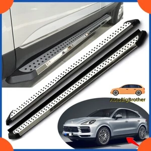 Running Boards Side Steps Nerf Bar Fits for Porsche Cayenne 2018+ 2021 2022 2023 - Imagen 1 de 10