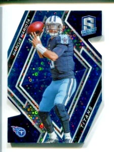 2018 Panini Spectra Marcus Mariota /35 THICK Neon Blue Die-Cut #114 TITANS - Picture 1 of 2