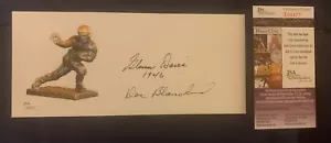 Glenn Davis / Doc Blanchard Dual Auto Envelope JSA COA Heisman - Picture 1 of 1