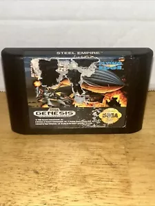 Steel Empire (Sega Genesis, 1992) Authentic Game Cartridge Tested - Picture 1 of 5