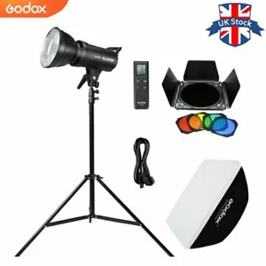 Godox SL-60W 5600K LED Video light+BD-04 Barn door+60*60cm sofbox+2m stand Kit - Picture 1 of 12