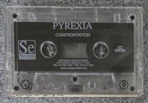 PYREXIA Confrontation Promo Cassette Tape - Rare Death Metal Mortuary Disgorge - Picture 1 of 3