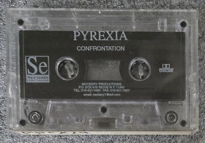 PYREXIA Confrontation Promo Cassette Tape - Rare Death Metal Mortuary Disgorge - Image 1 of 3