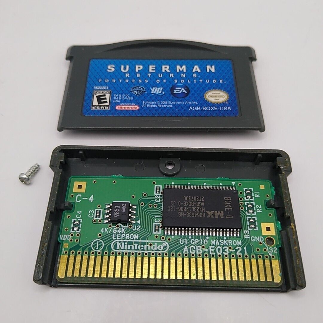 Superman Returns: Fortress of Solitude (Nintendo Game Boy Advance, 2006) TESTED