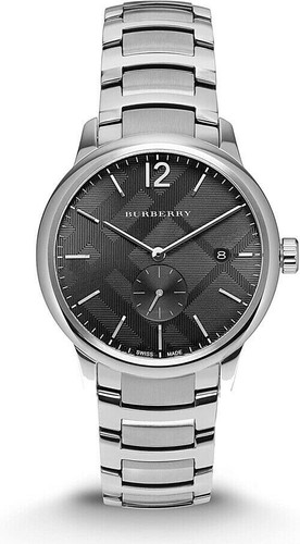 Nuovissimo Orologio da uomo Burberry BU10005 The Classic 40 mm cassa in acciaio inox