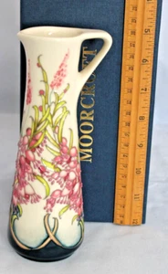 Moorcroft Cornish Heath Jug JU7 19cm 7.5" 1st Boxed Ltd Ed of 40 - Picture 1 of 4