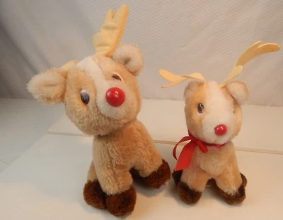 Peluche vintage ROSCOE Russ Berrie Navidad reno 6-7" lote 2 Foto 1 de 4