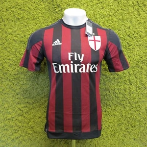 2015-2016 AC MILAN HOME FOOTBALL SHIRT PLAYER ISSUE ADIZERO M 10/10 BRAND NEW - Picture 1 of 13